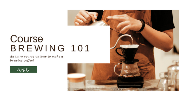 Course Brewing coffee 101 - 1:00 Hours