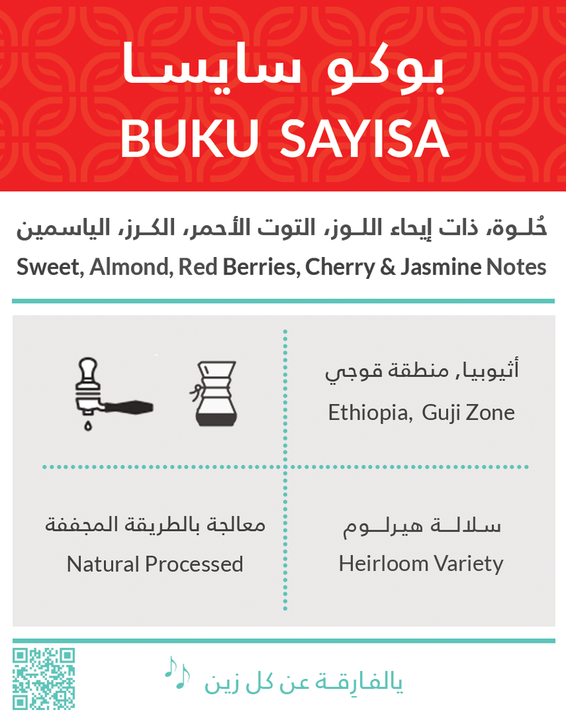 Coffee Beans KIFFA Buku Sayisa Ethiopia 250g