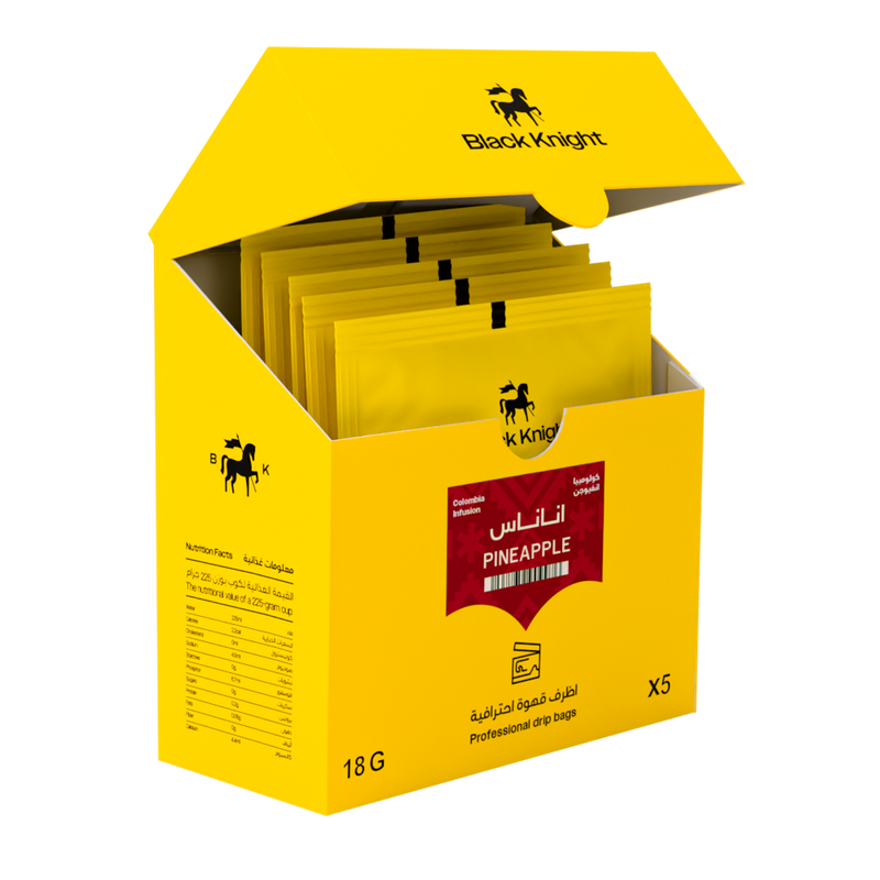 Drip Box Black Knight أناناس Pineapple Colombia 5pcs