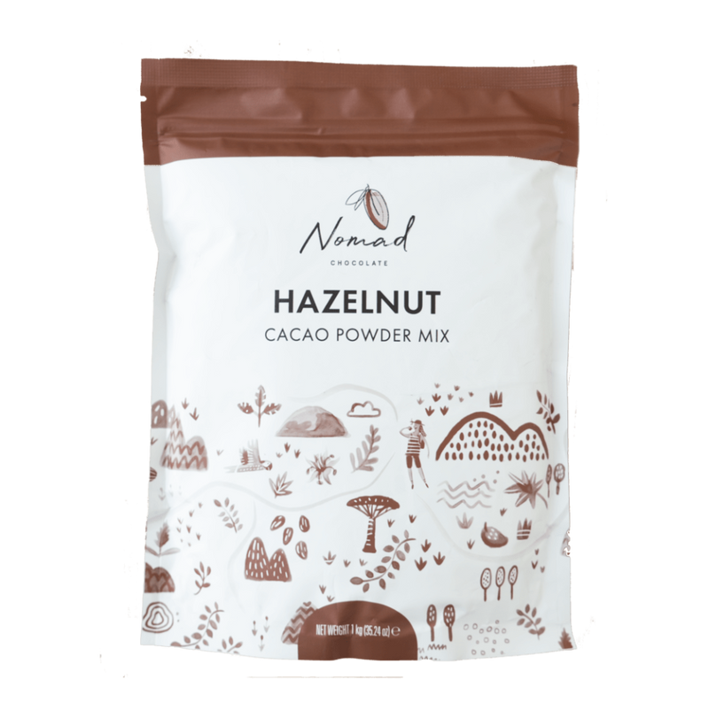 Nomad Chocolate Hazelnut Cacao Powder Mix 200g