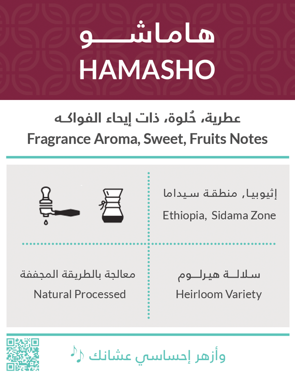 Coffee Beans Hamasho Ethiopia 250g