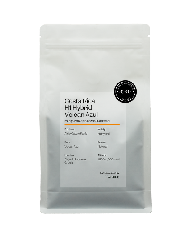 Coffee Beans ARCHERS Costa Rica Volcan Azul H1 Hybrid 250g