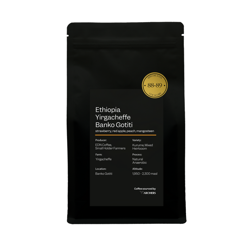 Coffee Beans ARCHERS Ethiopia - Yirgacheffe Banko Gotiti 250g