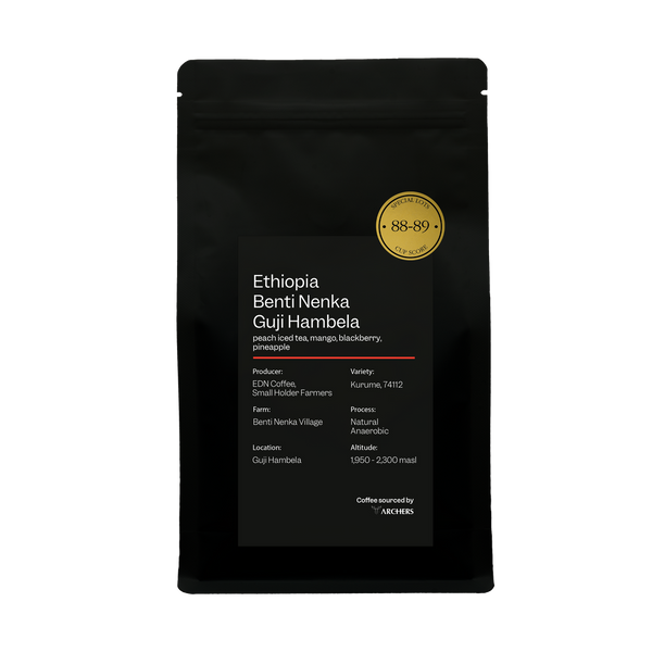 Coffee Beans ARCHERS Ethiopia - Benti Nenka Guji Hambela 250g