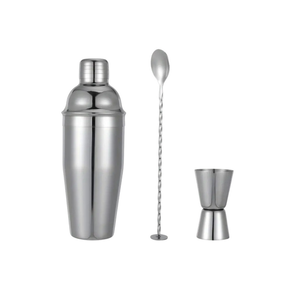 Stainless Steel Cocktail Shaker with Accessories 750ml