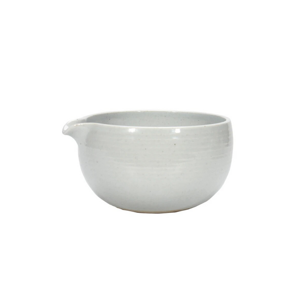 Matcha Ceramic Bowl with Spout White 500ml