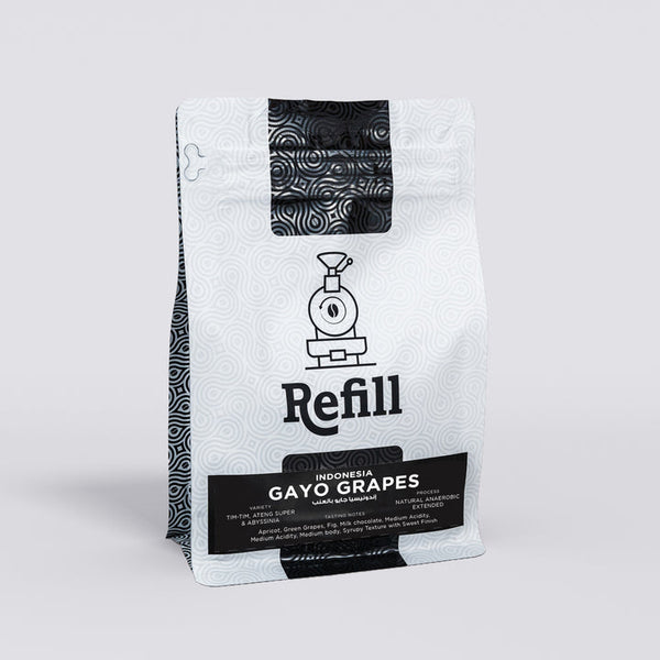 Coffee Beans REFILL جايو بالعنب  Indonesia Gayo Grapes 250g