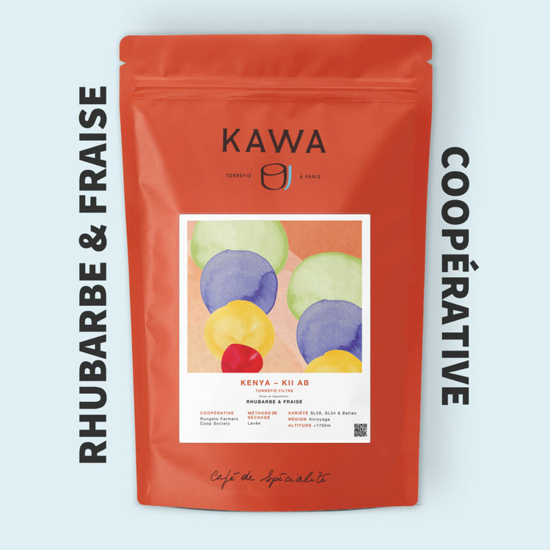COFFEE BEANS KAWA  Kii AA Kenya Washed 200g