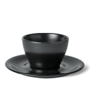 CUP notNeutral MENO Double Cappuccino Cup & Saucer Black 180ml