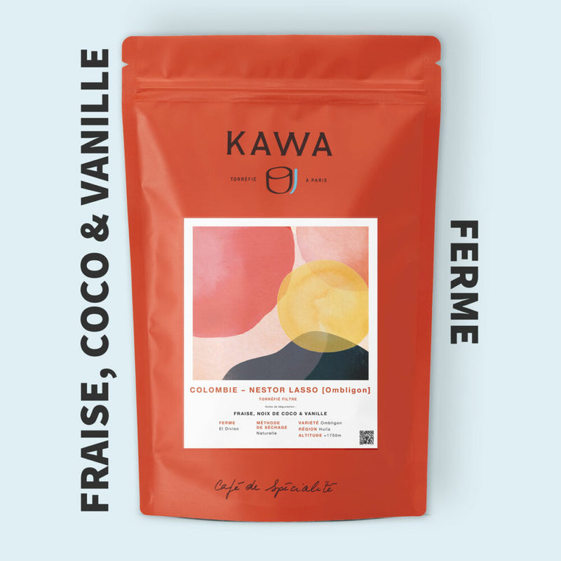 Coffee Beans KAWA Nestor Lasso [Ombligon] Colombia - 200g