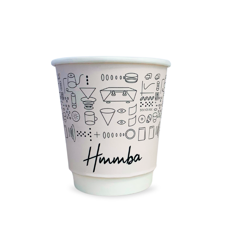 Hmmba Merchandise 8oz Cup Wide with lid  - 12 pcs