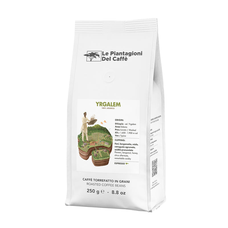 Coffee Beans LE PIANTAGIONI YRGALEM Ethiopia espresso 250g