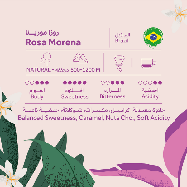 Coffee Bean Breehant Brazil Rosa Morena  250g