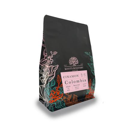 Coffee Beans ROOTS Cinamon Pink Borboun Colombia 250gm