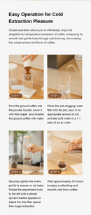 Brewing TIMEMORE Icy pipe Ice Drip coffee Maker 400ml