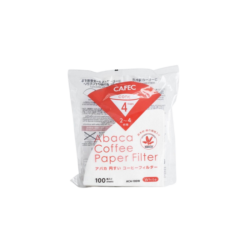 BREWING Cafec V60 Paper Filter 02 White 100pcs
