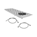 Pitcher Rinser Stainless Steel Silver 42x23cm