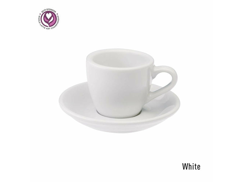Cup loveramics - EGG 80ML ESPRESSO CUP & SAUCER - White